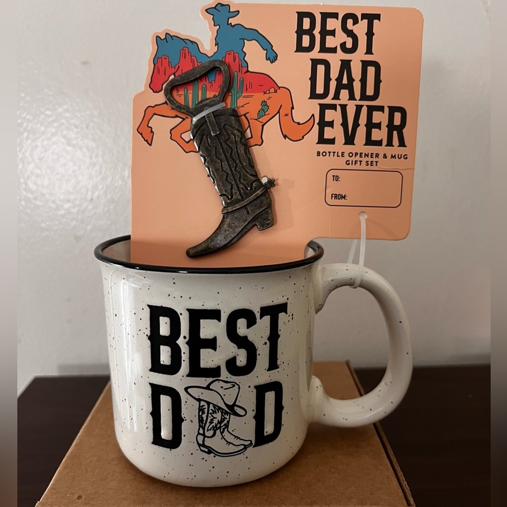Best Dad Mug & Opener Gift Set